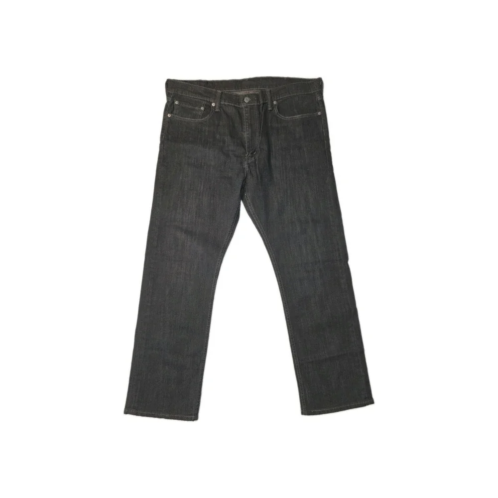 Levis 513 Slim Straight Jeans Mens 38x30 Charcoal Gray Denim 5-Pocket Pant